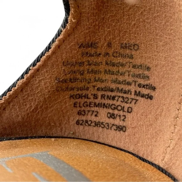 Elle Gold Glitter Strappy Platform High Heel Sandals Size 9 - Picture 6 of 7